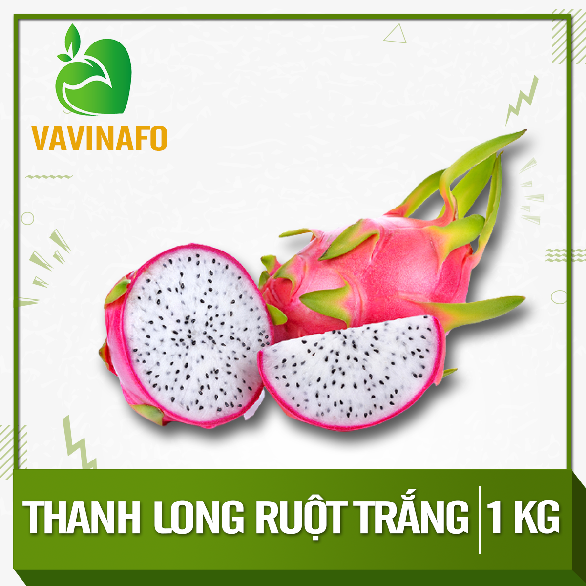 HCM - Thanh long ruột trắng (1kg) - Giao nhanh HCM