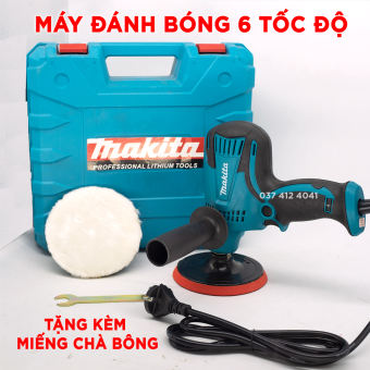 MÁY ĐÁNH BÓNG CẦM TAY MAKITA - MÁY ĐÁNH BÓNG MINI MAKITA GV6010 - MÁY ĐÁNH BÓNG Ô TÔ , CHÀ NHÁM XE HƠI- 440W - LÕI ĐỒNG NGUYÊN CHẤT