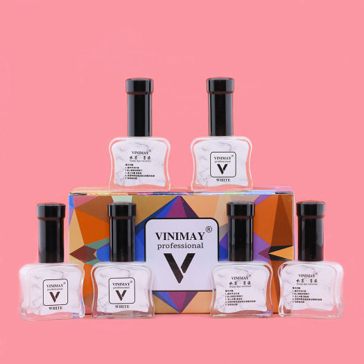 Cồn loang trắng Vinimay chính hãng - loang cồn trang trí móng tay nghệ thuật 15ml (lẻ 1 chai)