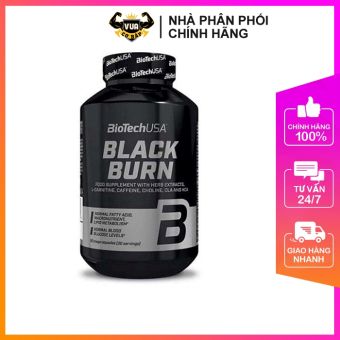Viên Uống Đốt Mỡ Black Burn BiotechUSA Hộp 90 Viên