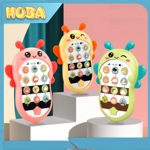 Điện thoại trẻ em điện thoại con ong nhấp nháy phát nhạc vui tai - hoba