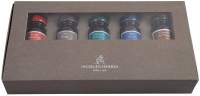 ชุดหมึกประกายทอง 1670 สำหรับปากกาหมึกซึม 5 ขวด  Set of 5 Ink Bottles 1670 10 ml with Gold Glitter Ideal for Calligraphy and Drawings 1 Set Assorted Colours J HERBIN CLAIREFONTAINE 14000JT