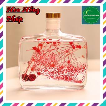 Tinh Dầu Thơm Phòng Tự Nhiên Hoa Hồng Pháp - Nước Hoa Thơm Phòng Kèm Que Khô Vĩnh Cửu Khuếch Tán Tinh Dầu