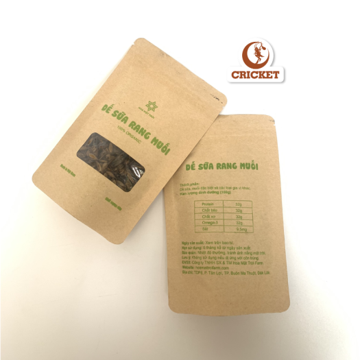 Dế Sữa Rang Muối Hoa Mặt Trời - Túi 60g Ăn vặt ngon và giàu dung dưỡng, Thực phẩm ngon cho bàn nhậu