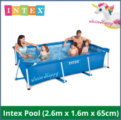 SwimHappy Intex 28271 Rectangular Frame Pool Kids Swimming Pool