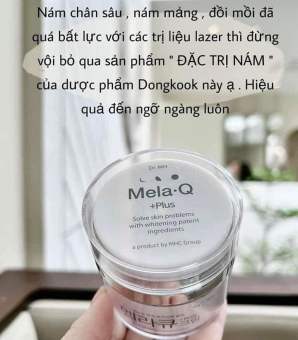 Kem dưỡng trắng da tri nám tàn nhang Mela Q Plus Hàn Quốc 50ml