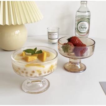 Ly Thuỷ Tinh Hình Phễu Uống Nước Cốc thủy tinh decor cao cấp