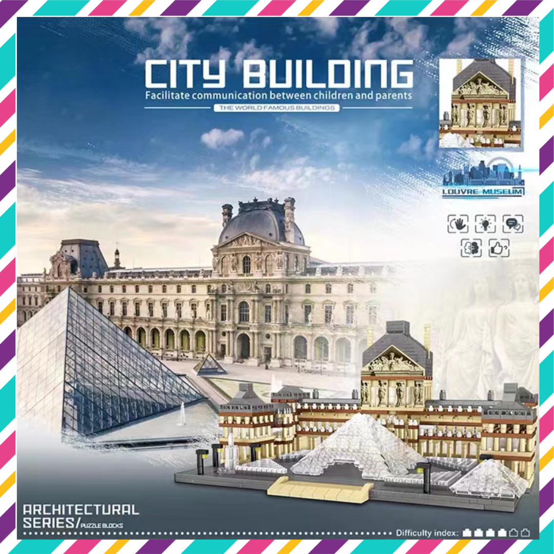 Đồ chơi xếp hình lắp ráp mô hình kiến trúc kỳ quan thế giới city building và các mô hình kiến trúc nổi tiếng