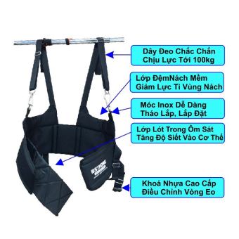 Đai treo cột sống dây đai kéo dãn cột sống đai treo kéo giãn cột sống lưng cổ thoát vị thoái hóa thoát vị