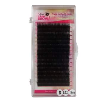 Mi khay Hani - Lông mi nối mi volume độ cong D - Mi khay mix - mềm bắt keo nhanh