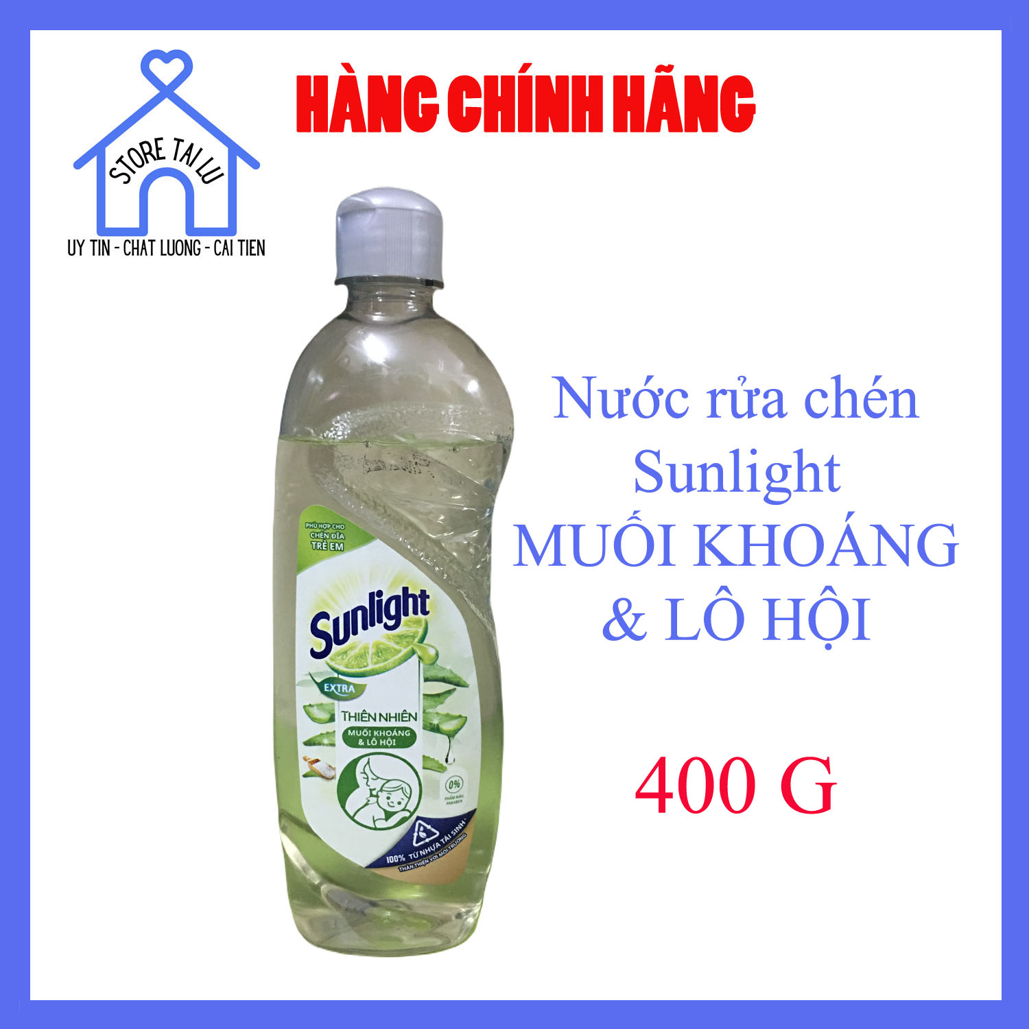 Nước rửa chén Sunlight 400g (Nhiều loại) | STORE TÀI LƯ