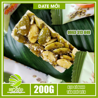 Kẹo bí xanh giòn thơm Tân Huê Viên 200g - Bánh kẹo tết đặc sản