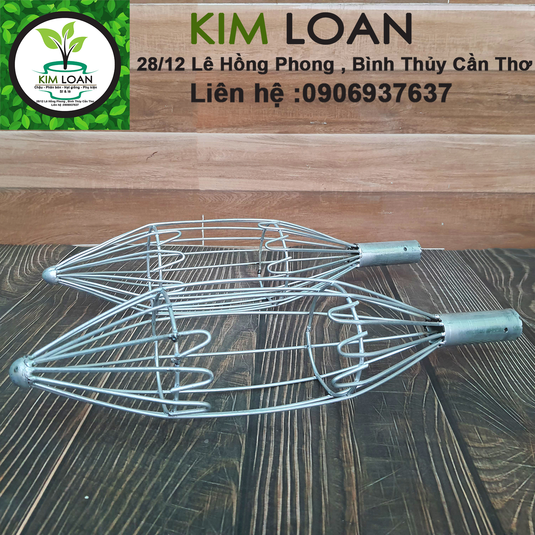 Lồng hái trái sắt 40x10cm cao cấp