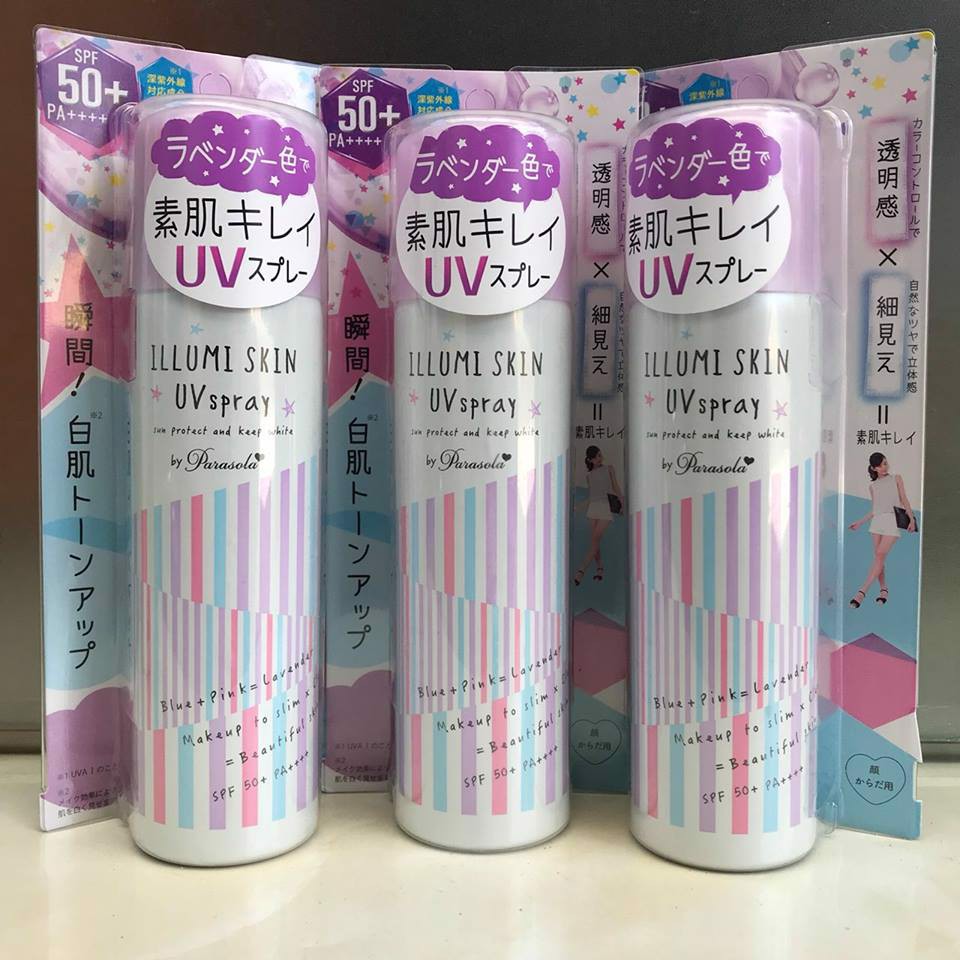 XỊT CHỐNG NẮNG PARASOLA ILLUMI SKIN UV Spray