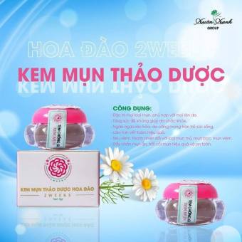 Khử Mụn Sạch Thâm - Kem Thảo Dược Hoa Đào Chiết Xuất Từ Thiên Nhiên dùng cho nam và nữ