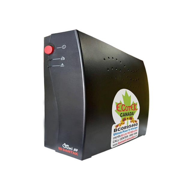 Bộ lưu điện ups santak offline tg500 - 500va/300w - hàng chính hãng - chuyên dụng cho máy tính, bảo hành 3 năm tại chỗ, sản phẩm đã được mua bảo hiểm trách nhiệm lên đến 2.000.000 usd
