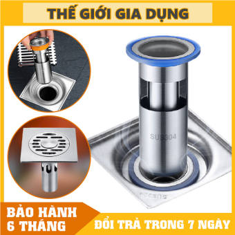 Ngăn Mùi Thoát Sàn Nhà Tắm - INOX 304 - Chống Mùi Hôi Ngăn Vi Khuẩn Trào Ngược Lên - Chặn Mùi Hôi Cống