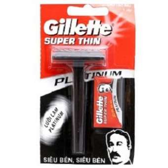 Dao cạo râu Gillette Super Thin (1 cây +1 lưỡi)