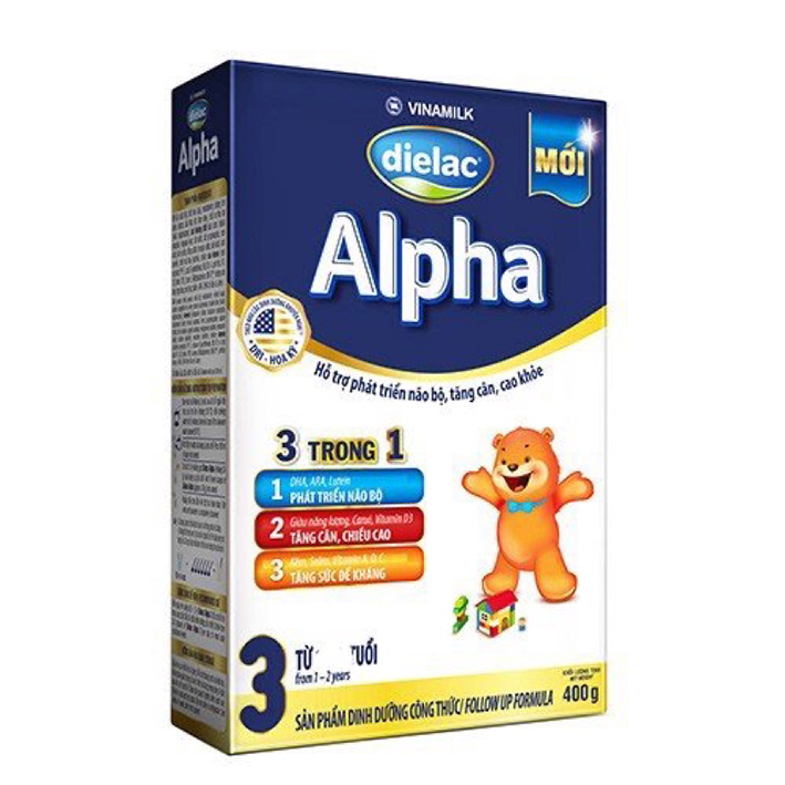 Sữa bột dielac alpha 3 400g
