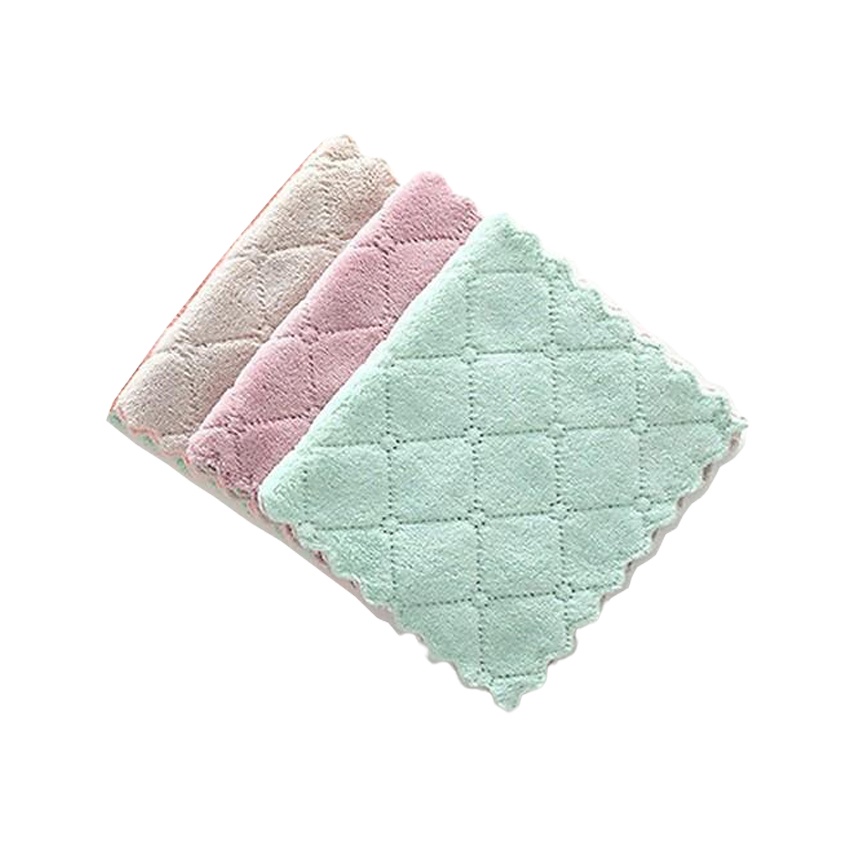 Combo 03 khăn lau bếp đa năng 2 mặt siêu thấm
