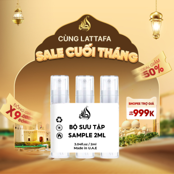 Sample 2ml Nước Hoa LATTAFA Bộ Sưu Tập Hương Nước Hoa Nam Nữ