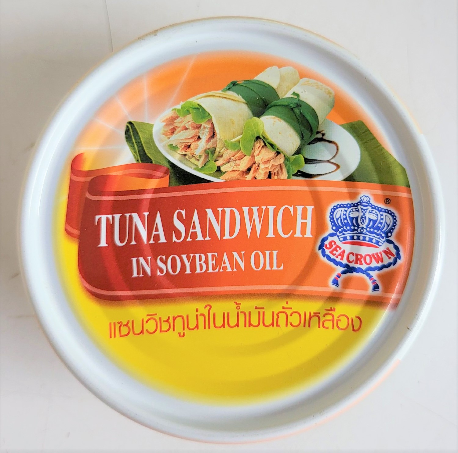 Cá ngừ ngâm dầu đậu nành sea crown tuna chunks in soybean oil