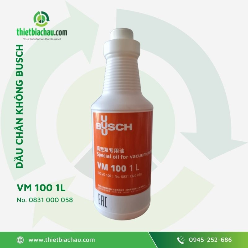 Dầu chân không Busch VM 100 chai 1 lít - Nhập khẩu chính hãng