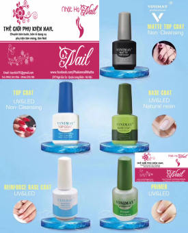 Base Top Cứng Móng Top Lỳ Kiềm dầu Vinimay Chính Hãng (Lẻ 1 Chai 15ml)
