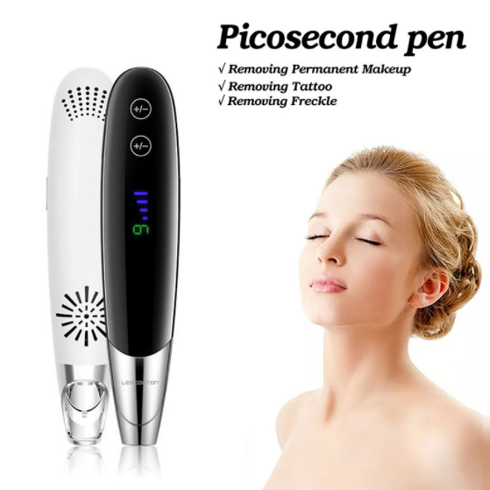 Gambar Newest Professional Picosecond Laser Pen   Removing Tattoo Skin Tag Scar Freckle Mole Skin Professional BeautyDevice with Protective Glasses