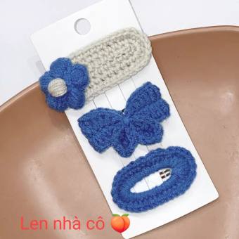 KẸP TÓC LEN HÌNH NƠ