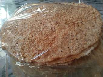 Bánh tráng dừa Tam Quan đã nướng