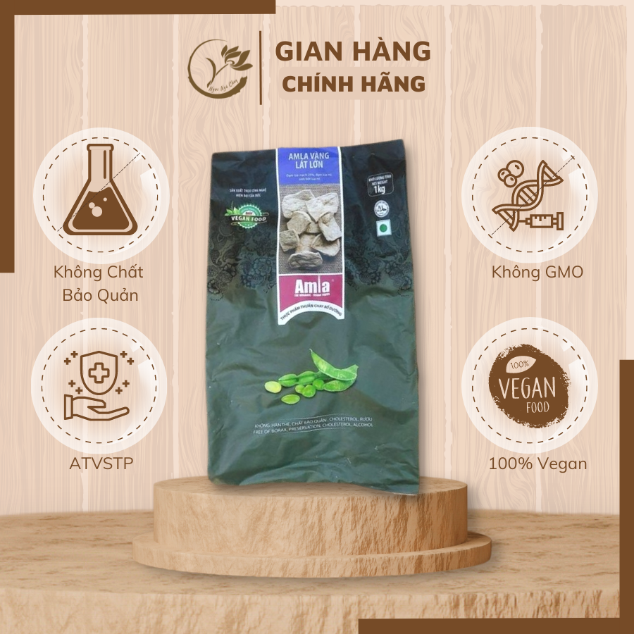 Sườn non chay amla amla vàng lát lớn 1 kg thuần chay nhiều dinh dưỡng