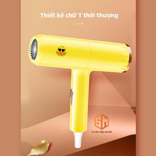 Máy sấy tóc G-Duck con vịt vàng - Máy sấy tạo kiểu tóc chuyên nghiệp công suất lớn 700w