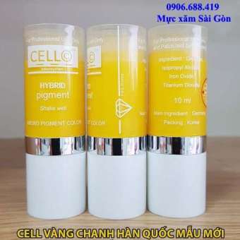 Mực vàng chanh CELLO Hàn Quốc 10ml - Khử thâm Môi tốt và nâng hạ tông màu