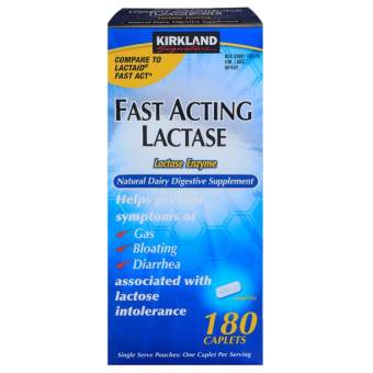 Kirkland Viên Uống Hỗ Trợ Hệ Tiêu Hóa Fast Acting Lactase 180 Viên