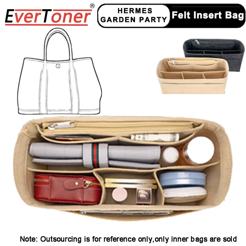 Bag and Purse Organizer with Regular Style for Hermes Garden Party