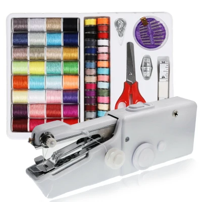 Home Living Sundries Smart DIY Tool Hand-held Sewing Machine Mini Portable Electric Tailor Stitch Sewing Kit (2)