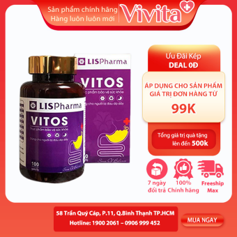 DẠ DÀY VITOS [CHÍNH HÃNG] || Hỗ Trợ Viêm Dạ Dày, Chăm Sóc Sức Khỏe Đường Ruột