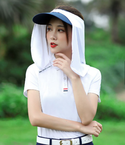 Khan chùm mũ chống nắng, bảo vệ làn da cho nam nữ chơi golf. chính hãng pgm wb001. sun protector mask