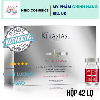 HUYẾT THANH CHỐNG RỤNG VÀ MỌC TÓC KERASTASE CURE ANTI CHUTE (Hộp 42 lọ)