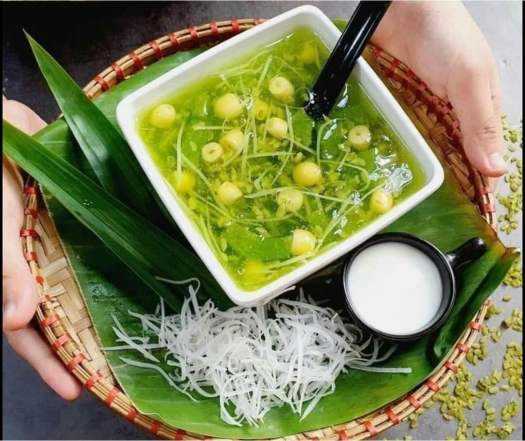 1kg Cốm xanh khô - cốm xanh tây bắc ngon dẻo, cốm xanh khô hạt dẹt nấu chè nấu xôi