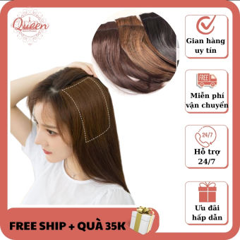 Tóc giả kẹp phồng  Phím kẹp phồng tóc 2 bên dài 25 cm (combo 2 cái)  [FREE SHIP] QUEEN