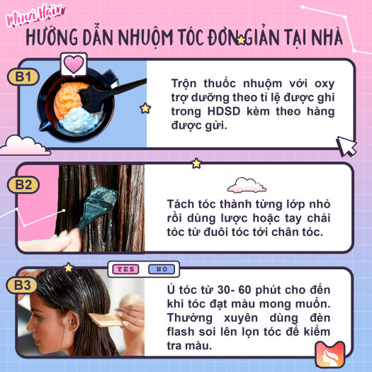 Nhuộm Tóc Màu Nâu Hồng Đào - [FEEDBACK THẬT] - Lên Từ Nền Tóc Nâu - Tặng Trợ Dưỡng Oxy