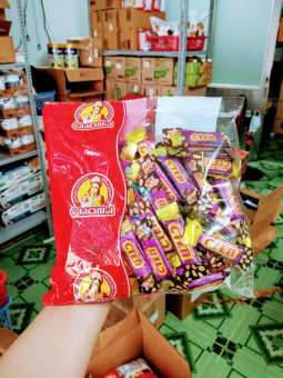 Kẹo Socola Cten Tím Nga 500g Nhân Đậu Phộng (Kẹo Chocolate Nga)