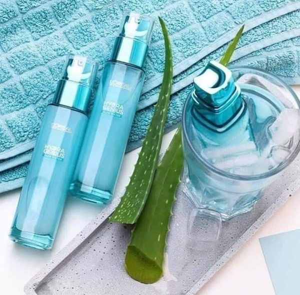 - hàng xách tay pháp chính hãng - kem lỏng cấp nước cho da loreal hydra genius aloe water 72h.