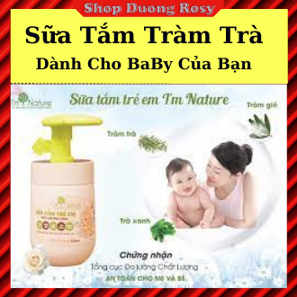 Sữa tắm ngừa rôm sảy cho bé i'm nature 120ml