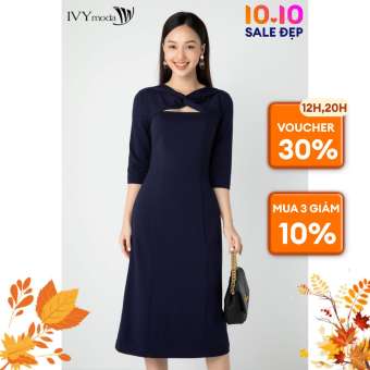 Đầm thun nữ cut-out IVY moda MS 42T0081
