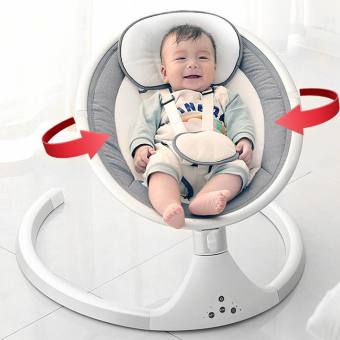Nôi điện cho bé kèm màn Kub 900 aco kids - Nôi rung cho bé  có điều khiển kết nối bluetooth phát nhạc chất lượng lượng tốt, an toàn cho bé
