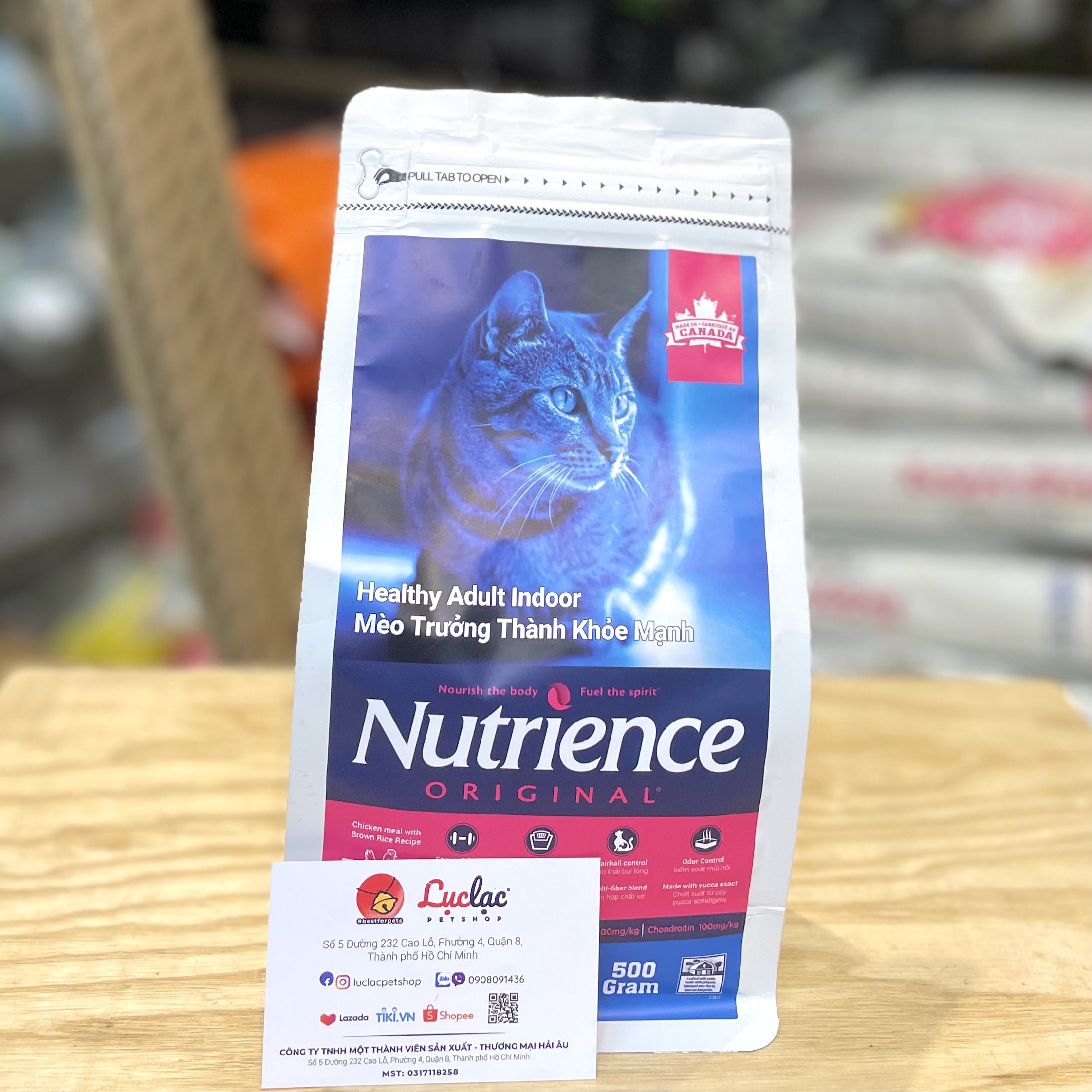 Hạt Nutrience Original cho Mèo trưởng thành - Túi chính hãng