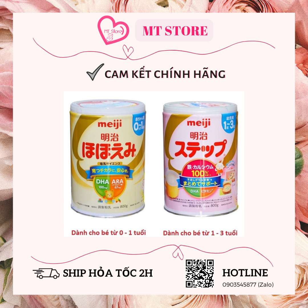 (HCM) [DATE 2025] Sữa Meiji Nội Địa Nhật hộp 800G cung cấp đầy đủ dưỡng chất cho bé yêu.